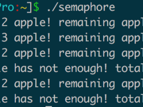 猴子拿苹果问题-匿名信号量