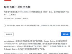 浏览器出现HSTS问题的原因以及解决方案