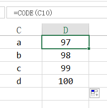 Excel 字符和ASCII互转及十进制转二进制的方法-图片1