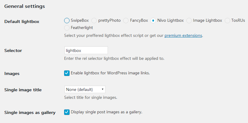 WordPress图片灯箱插件：Responsive Lightbox