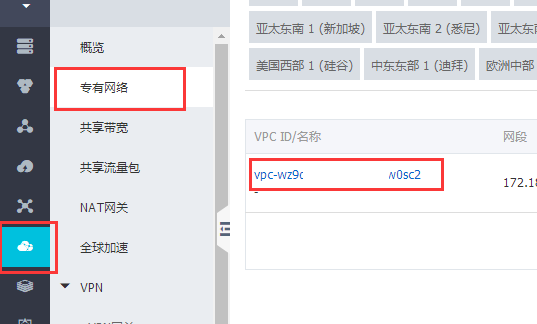 阿里云专有网络VPC连通私网实践-图片2