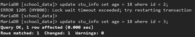 MySQL中的行锁、两阶段锁协议以及死锁