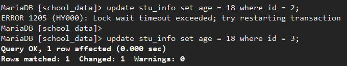 MySQL中的行锁、两阶段锁协议以及死锁-图片4